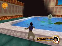 une photo d'Ã©cran de Aladdin - La Revanche de Nasira sur Sony Playstation